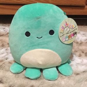 Squishmallows Smiling Blue Squid